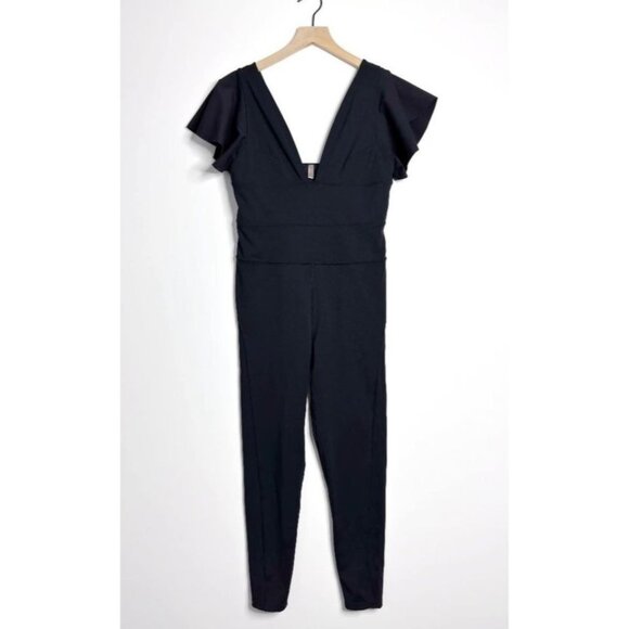 Fp Movement Flutter Sleeve Stretch Yoga Comfort Jumpsuit Sz M‎ - Picture 1 of 8
